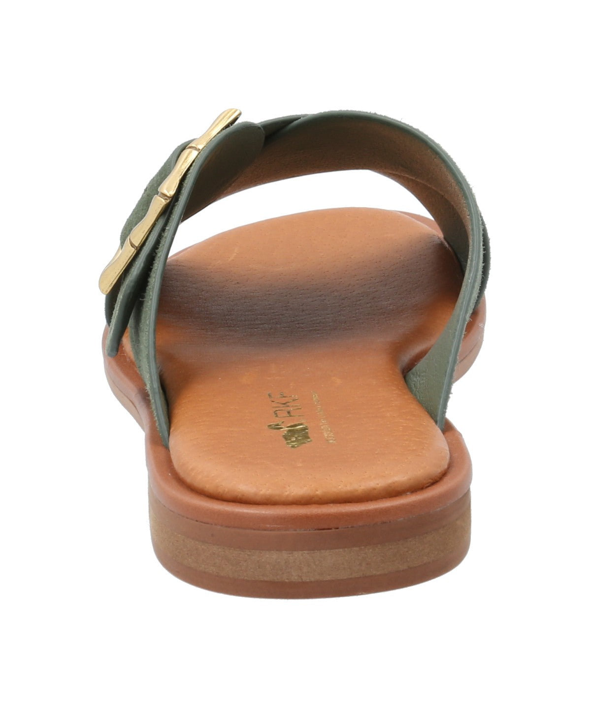 Sandalia Cuero Mujer Doha Verde Rockford