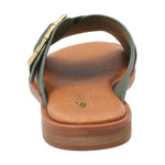 Sandalia Cuero Mujer Doha Verde Rockford