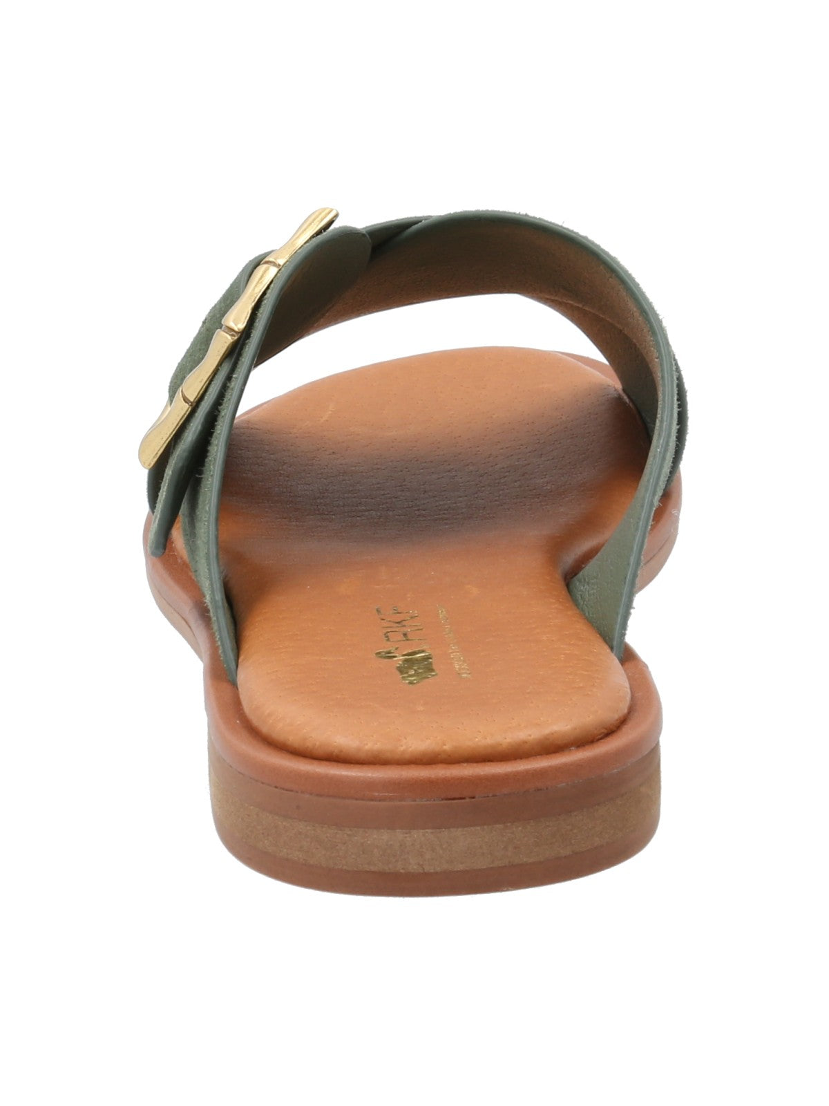 Sandalia Cuero Mujer Doha Verde Rockford