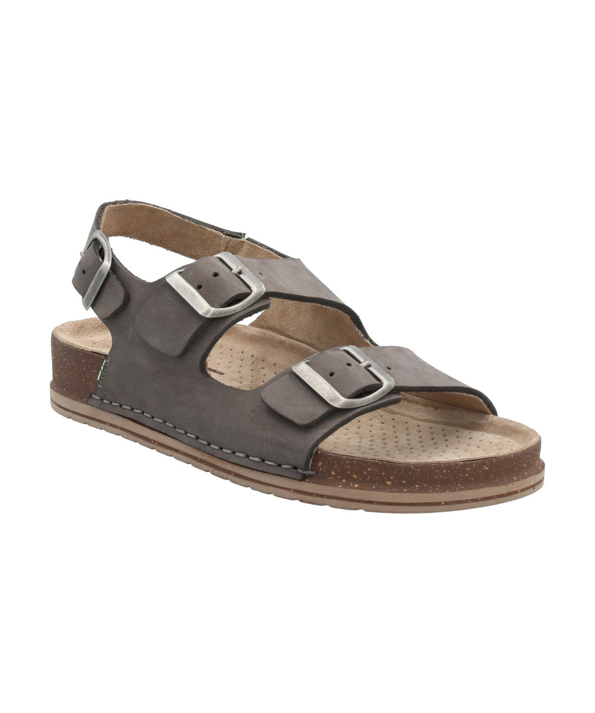 Sandalia Cuero Mujer Praga Gris Rockford