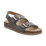 Sandalia Cuero Mujer Praga Gris Rockford