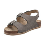 Sandalia Cuero Mujer Praga Gris Rockford