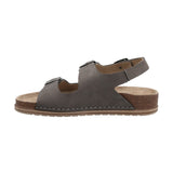 Sandalia Cuero Mujer Praga Gris Rockford