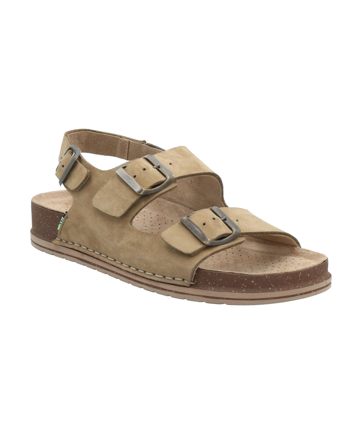 Sandalia Cuero Mujer Praga Verde Rockford
