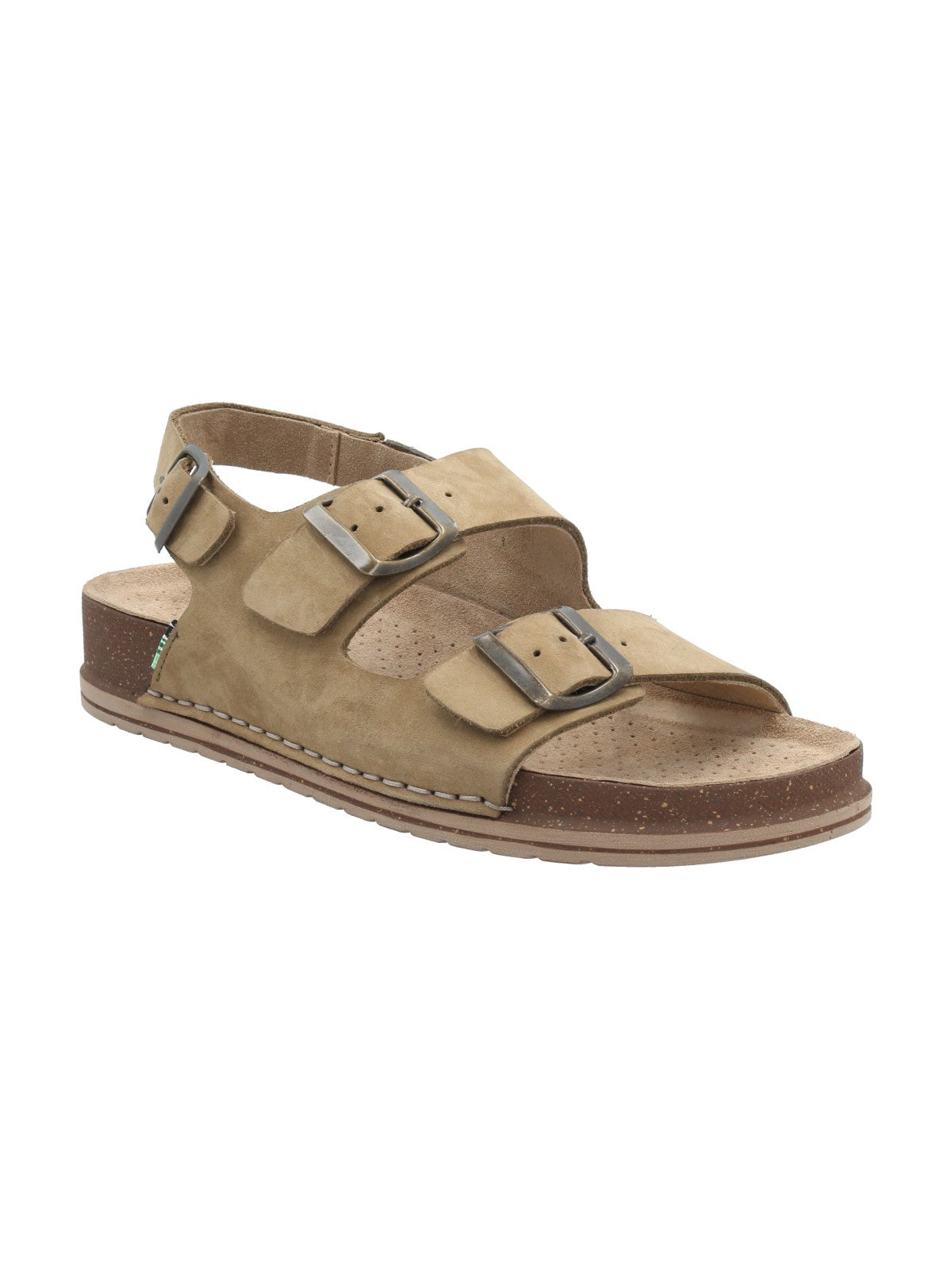 Sandalia Cuero Mujer Praga Verde Rockford