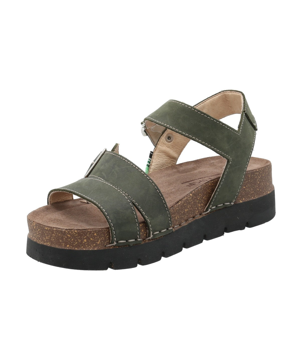 Sandalia Cuero Mujer Phoenix Verde Rockford
