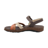 Sandalia Cuero Mujer Bonn Multicolor Rockford
