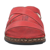 Sandalia Cuero Mujer Lagos Rojo Rockford