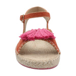Alpargata Cuero Mujer Pom Naranjo Rockford