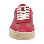 Zapatilla Cuero Mujer Mile Rojo Rockford