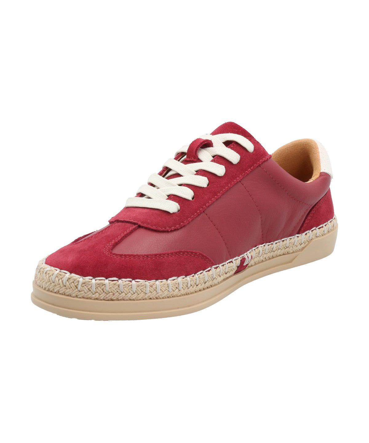 Zapatilla Cuero Mujer Mile Rojo Rockford