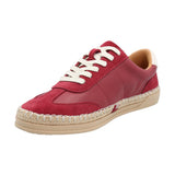 Zapatilla Cuero Mujer Mile Rojo Rockford