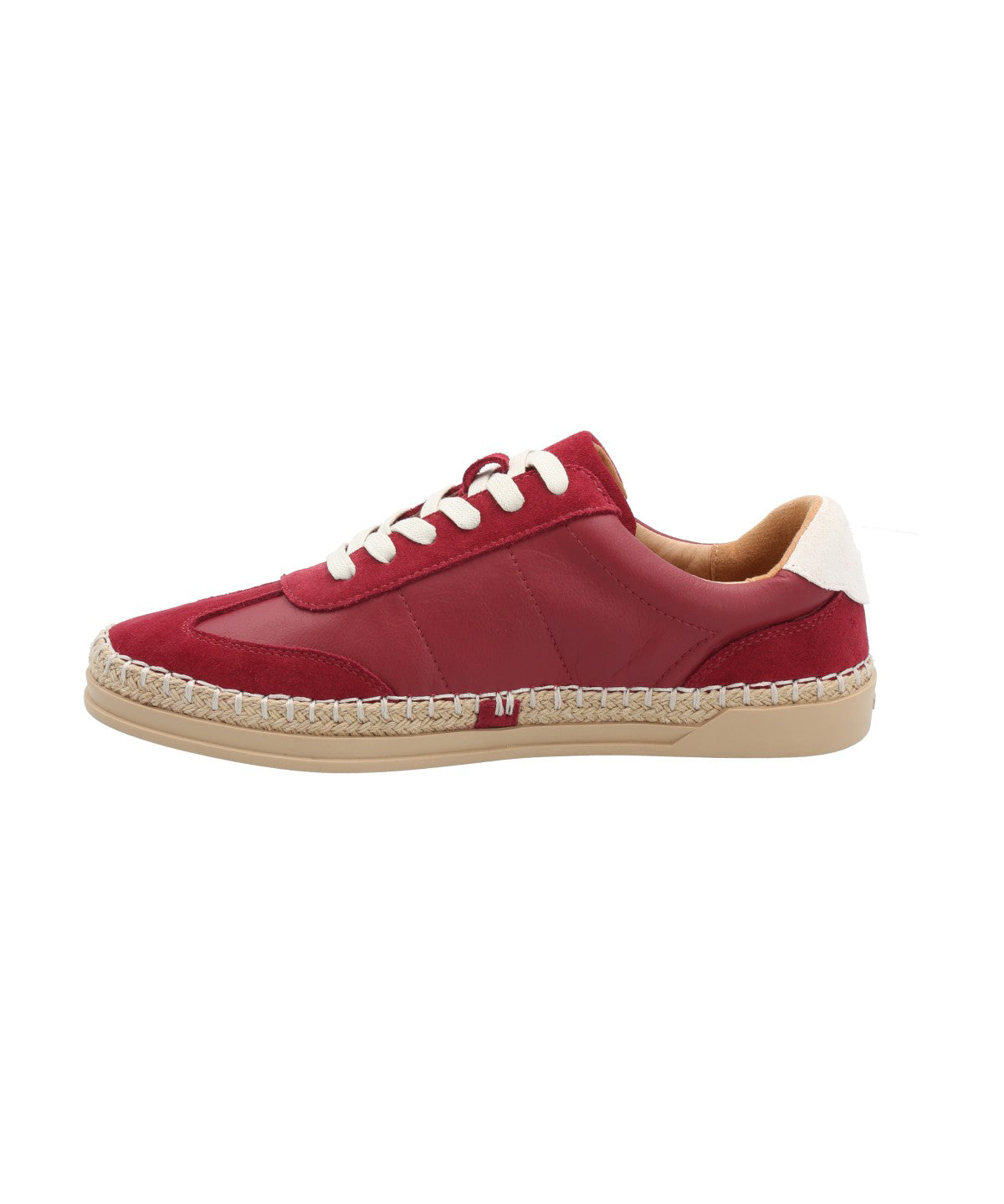 Zapatilla Cuero Mujer Mile Rojo Rockford