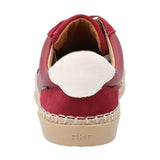 Zapatilla Cuero Mujer Mile Rojo Rockford