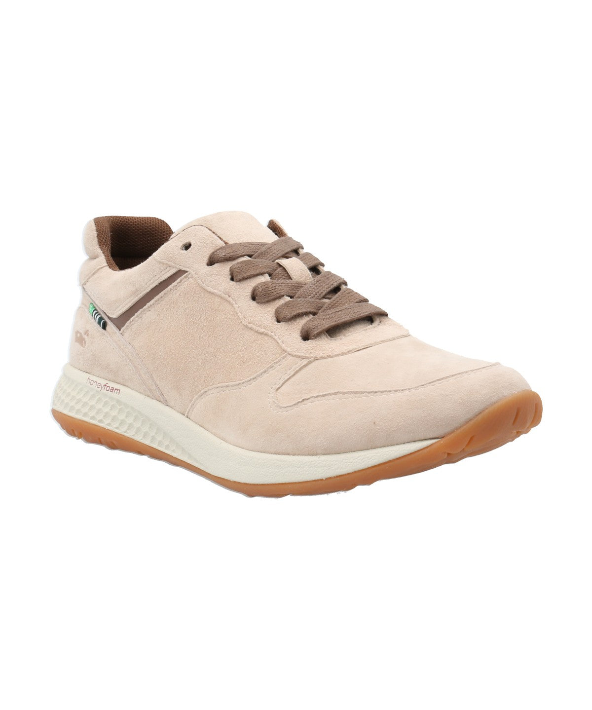 Zapatilla Cuero Mujer Kansas Beige Rockford