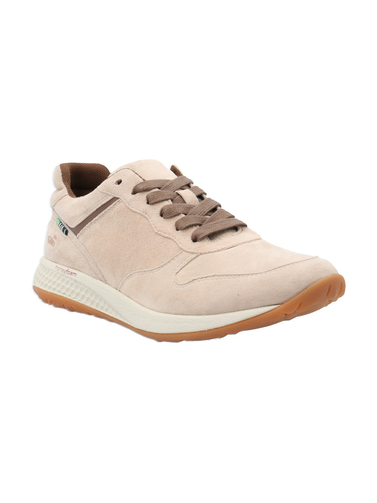Zapatilla Cuero Mujer Kansas Beige Rockford