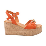 Sandalia Cuero Mujer Joaka Naranjo 67 Rockford