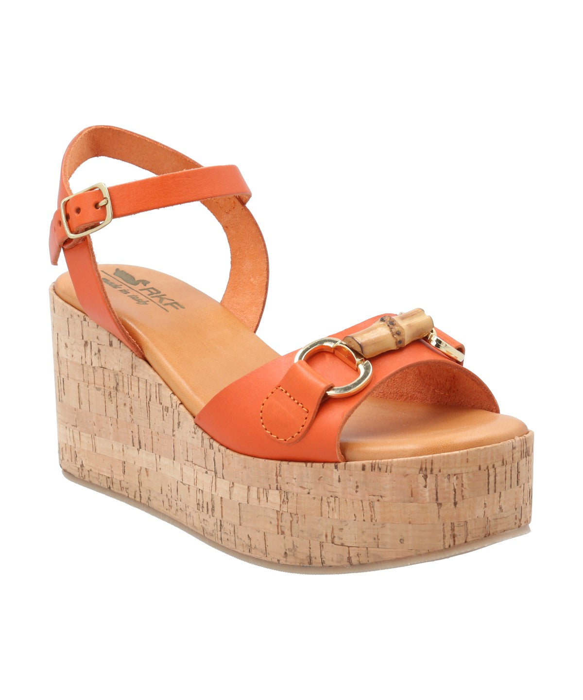 Sandalia Cuero Mujer Joaka Naranjo 67 Rockford