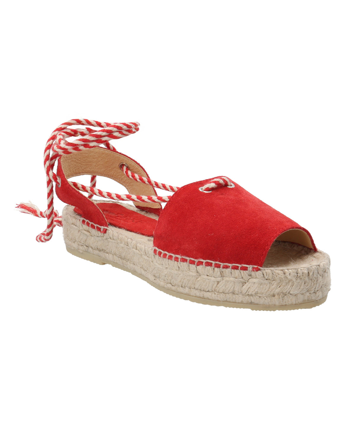Alpargata Cuero Mujer Ivy Rojo Rockford
