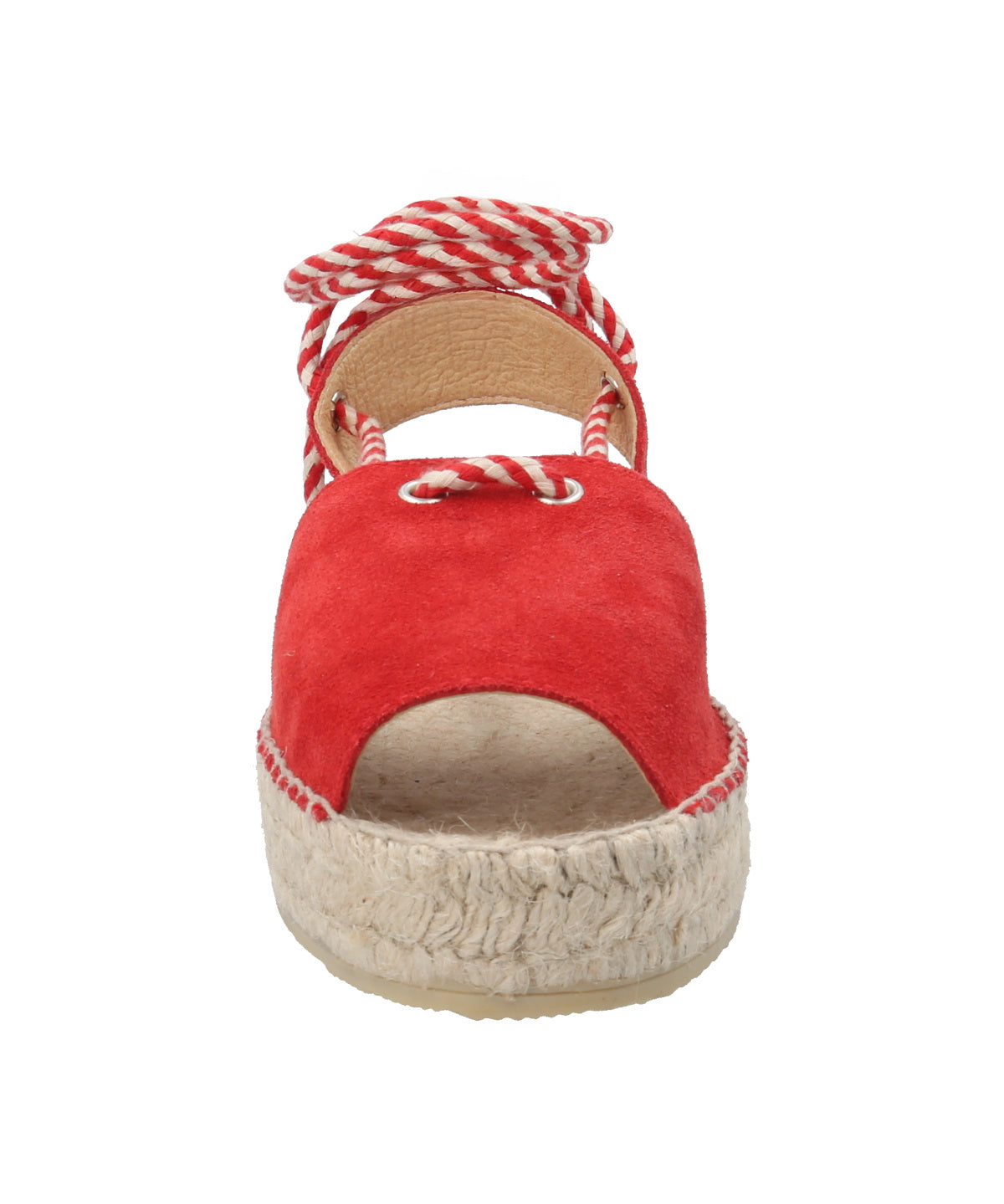 Alpargata Cuero Mujer Ivy Rojo Rockford