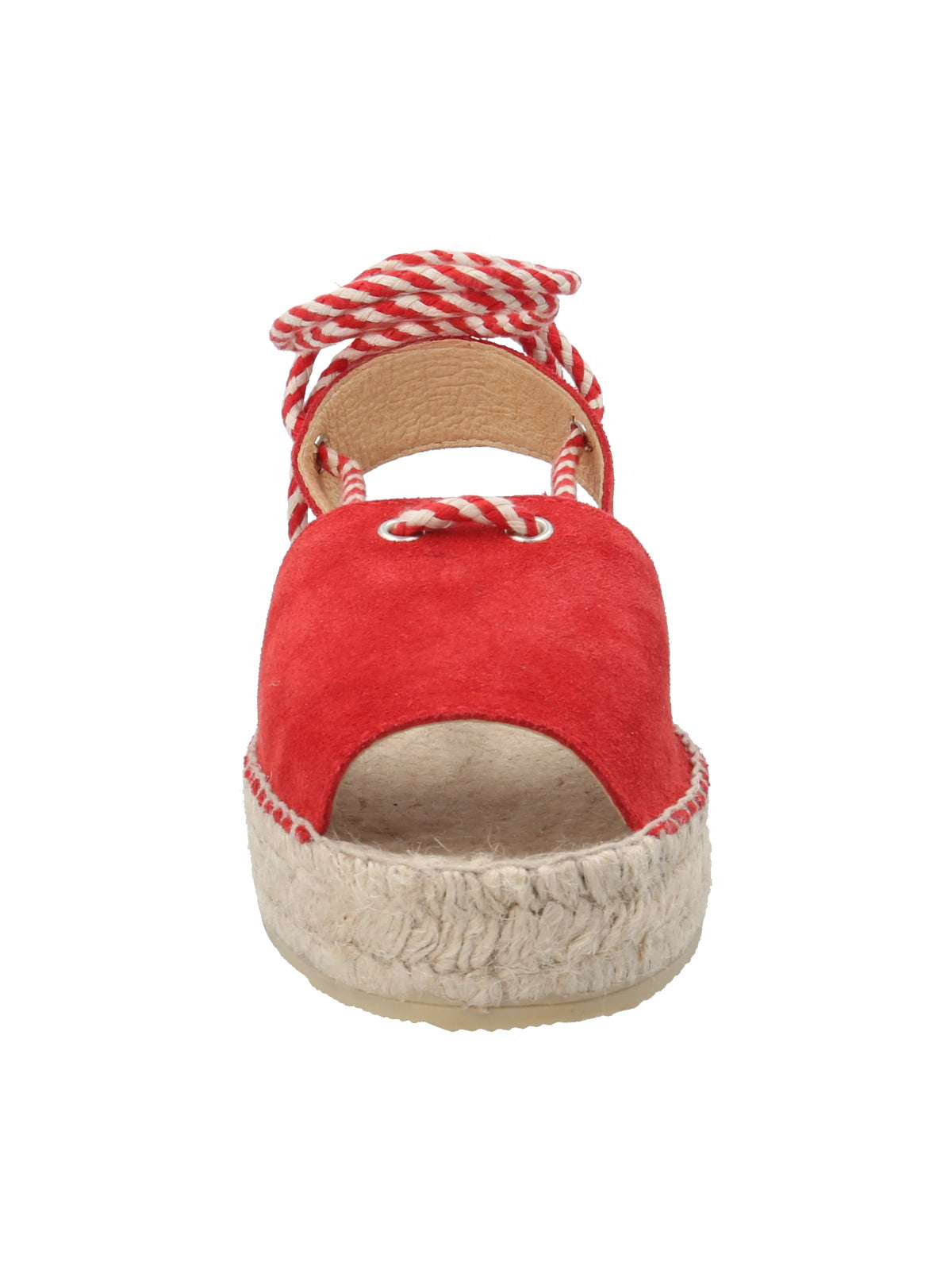 Alpargata Cuero Mujer Ivy Rojo Rockford