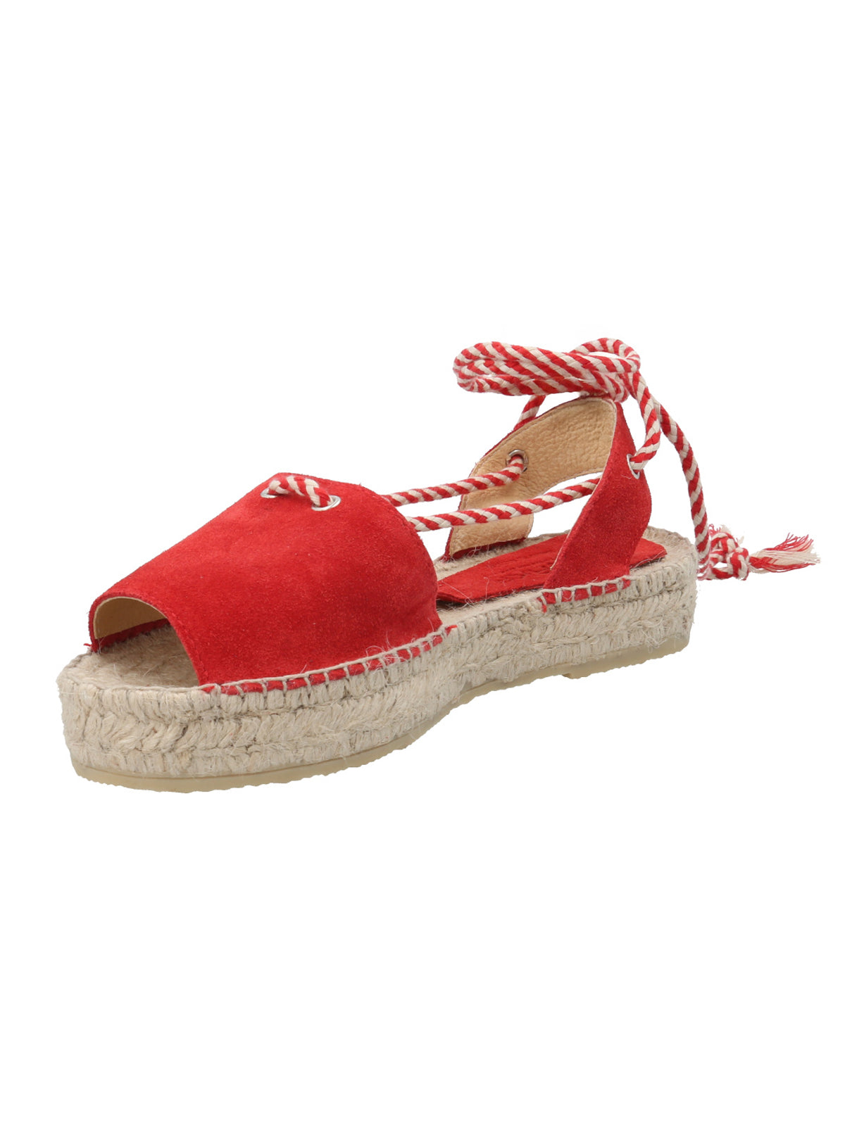 Alpargata Cuero Mujer Ivy Rojo Rockford