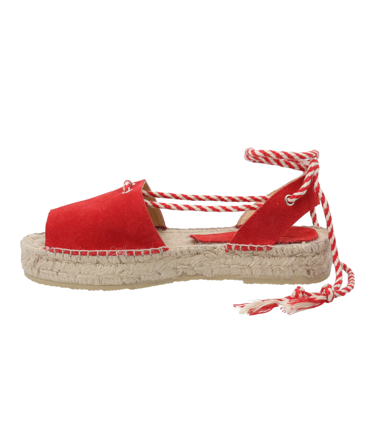 Alpargata Cuero Mujer Ivy Rojo Rockford