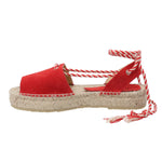 Alpargata Cuero Mujer Ivy Rojo Rockford