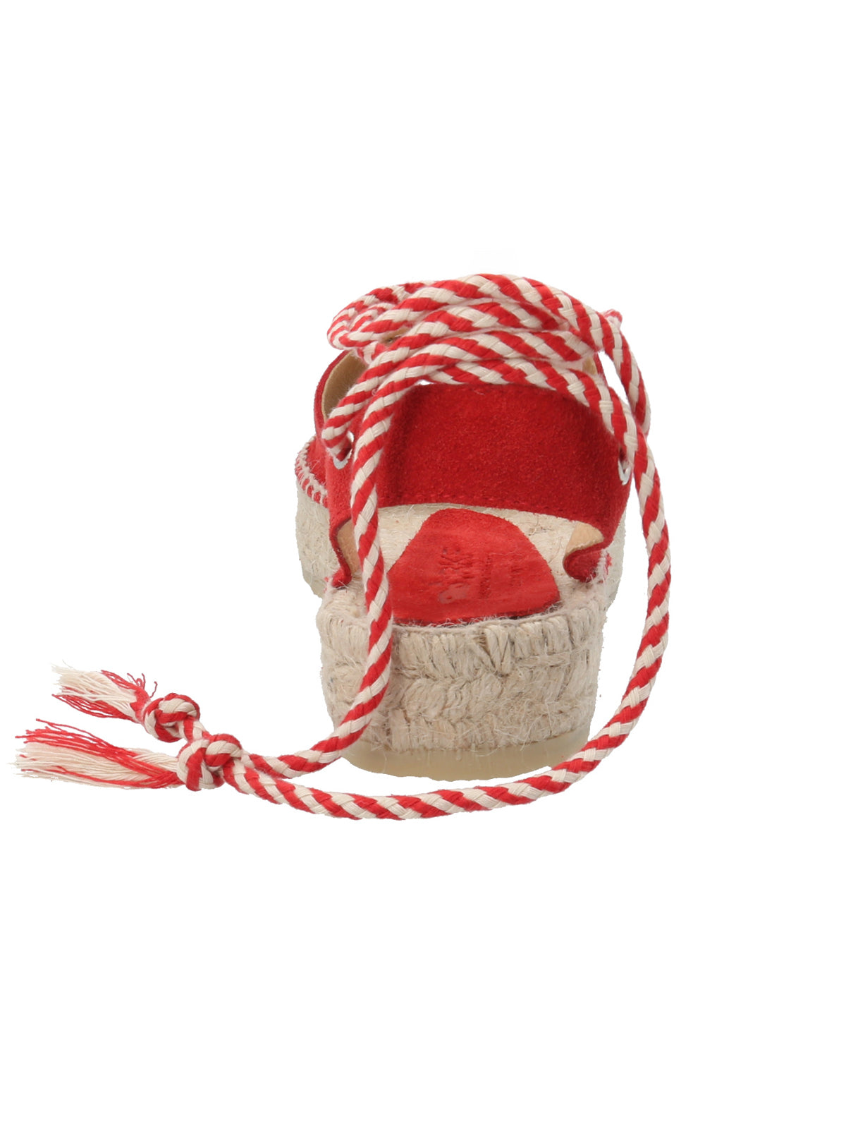 Alpargata Cuero Mujer Ivy Rojo Rockford