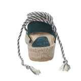 Alpargata Cuero Mujer Ivy Negro Rockford