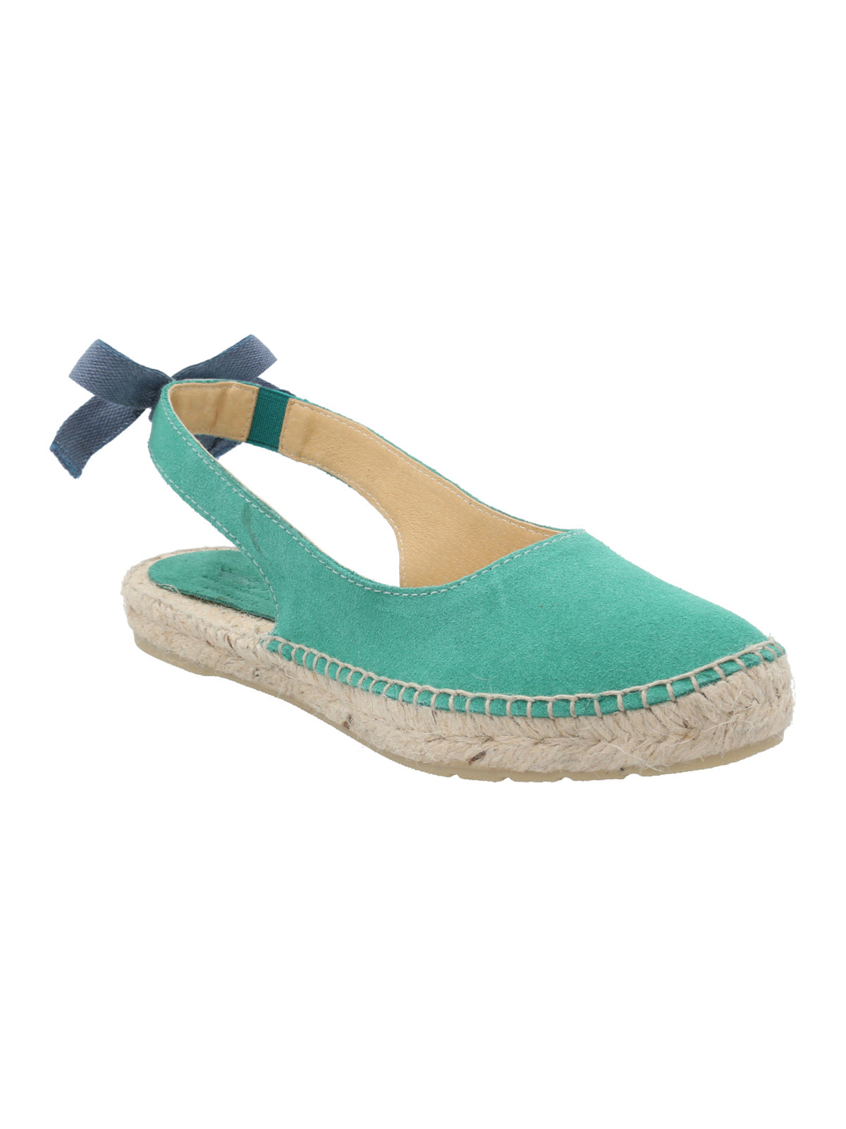 Alpargata Cuero Mujer Bante Verde Rockford