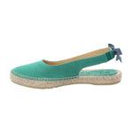 Alpargata Cuero Mujer Bante Verde Rockford