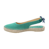 Alpargata Cuero Mujer Bante Verde Rockford