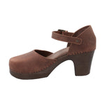 Sueco Cuero Mujer Lu Café Rockford
