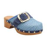 Sueco Rafia Mujer Santor Azul Rockford