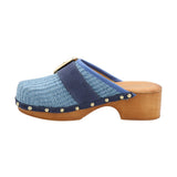 Sueco Rafia Mujer Santor Azul Rockford