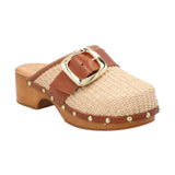 Sueco Rafia Mujer Santor Crema Rockford