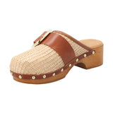 Sueco Rafia Mujer Santor Crema Rockford