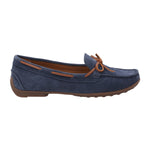 Mocasín Cuero Mujer Mena Azul Rockford