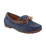 Mocasín Cuero Mujer Mena Azul Rockford