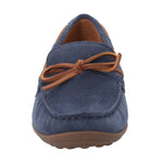 Mocasín Cuero Mujer Mena Azul Rockford