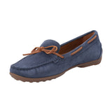 Mocasín Cuero Mujer Mena Azul Rockford