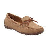 Mocasín Cuero Mujer Mena Café Rockford
