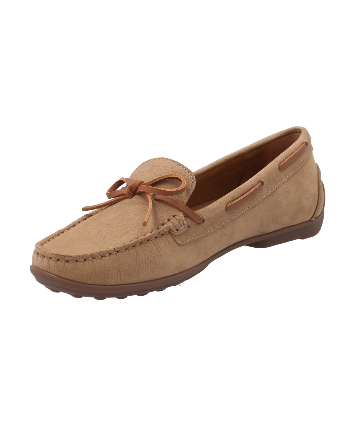 Mocasín Cuero Mujer Mena Café Rockford