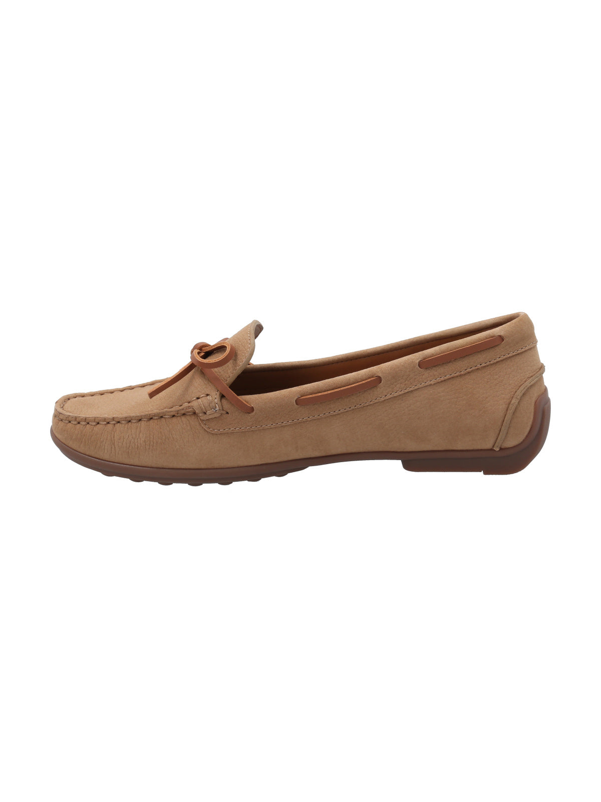 Mocasín Cuero Mujer Mena Café Rockford
