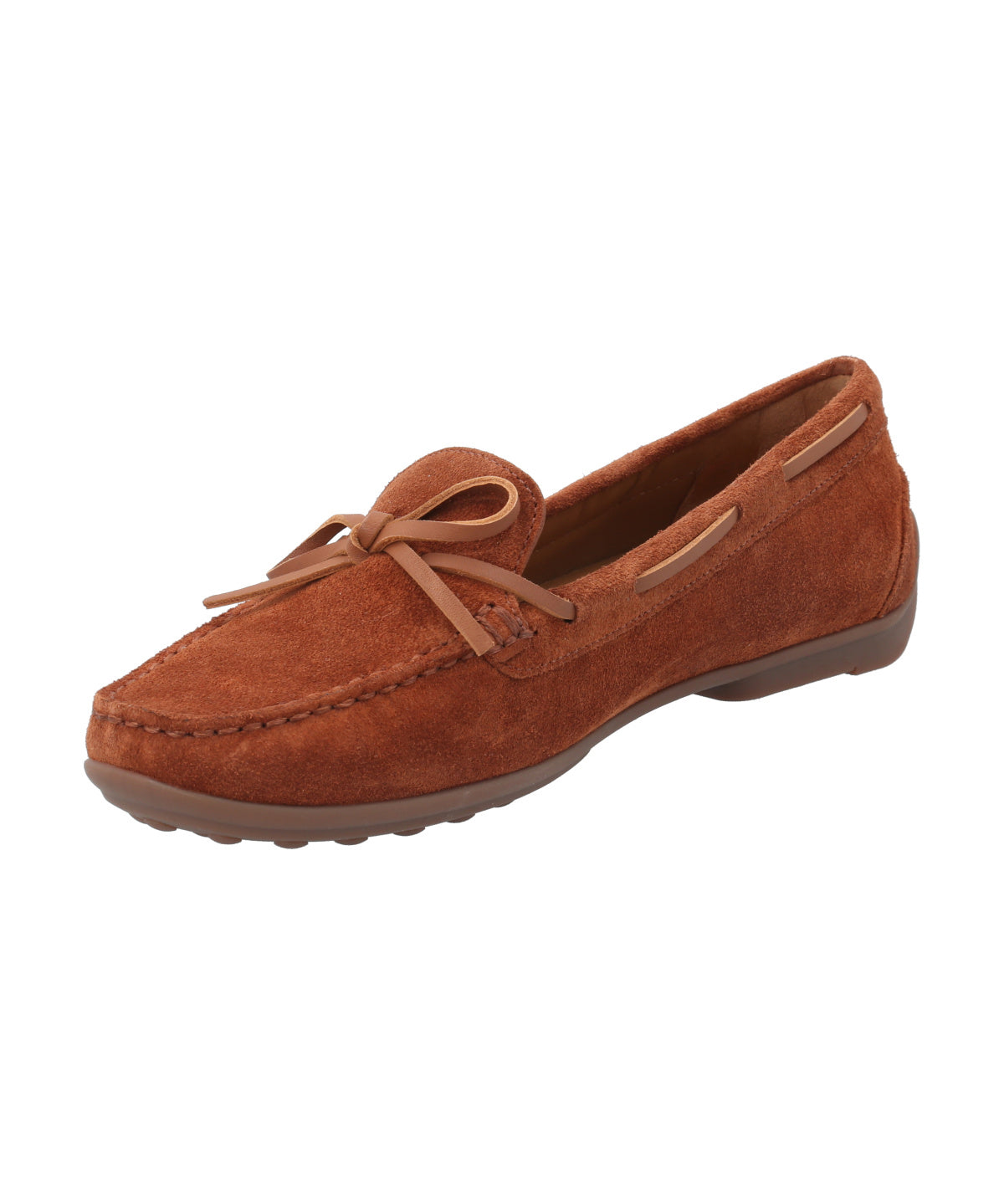 Mocasín Cuero Mujer Mena Café Rockford