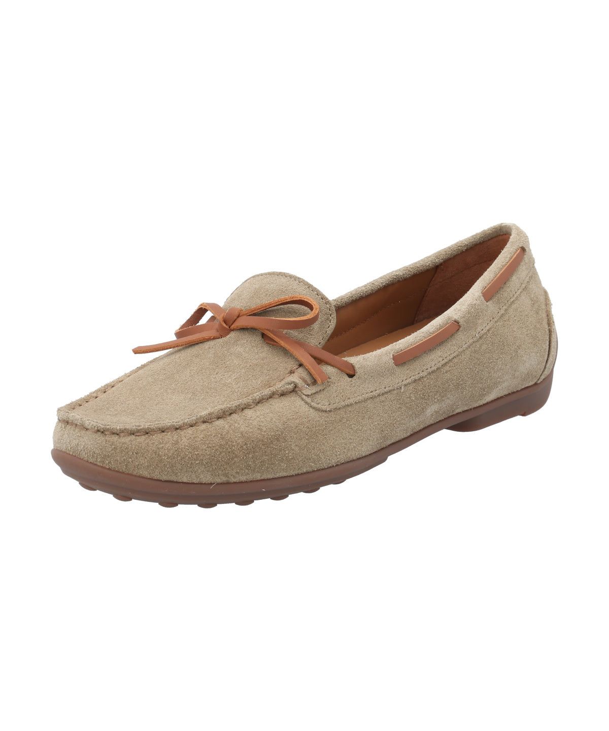 Mocasín Cuero Mujer Mena Gris Rockford
