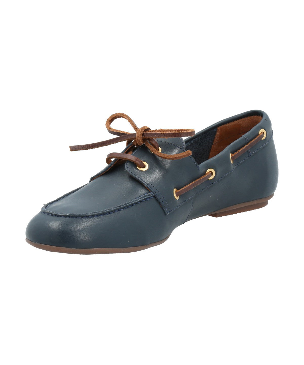 Mocasín Cuero Mujer Roberta Azul Rockford