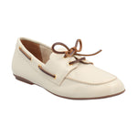 Mocasín Cuero Mujer Roberta Blanco Rockford