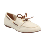 Mocasín Cuero Mujer Roberta Blanco Rockford